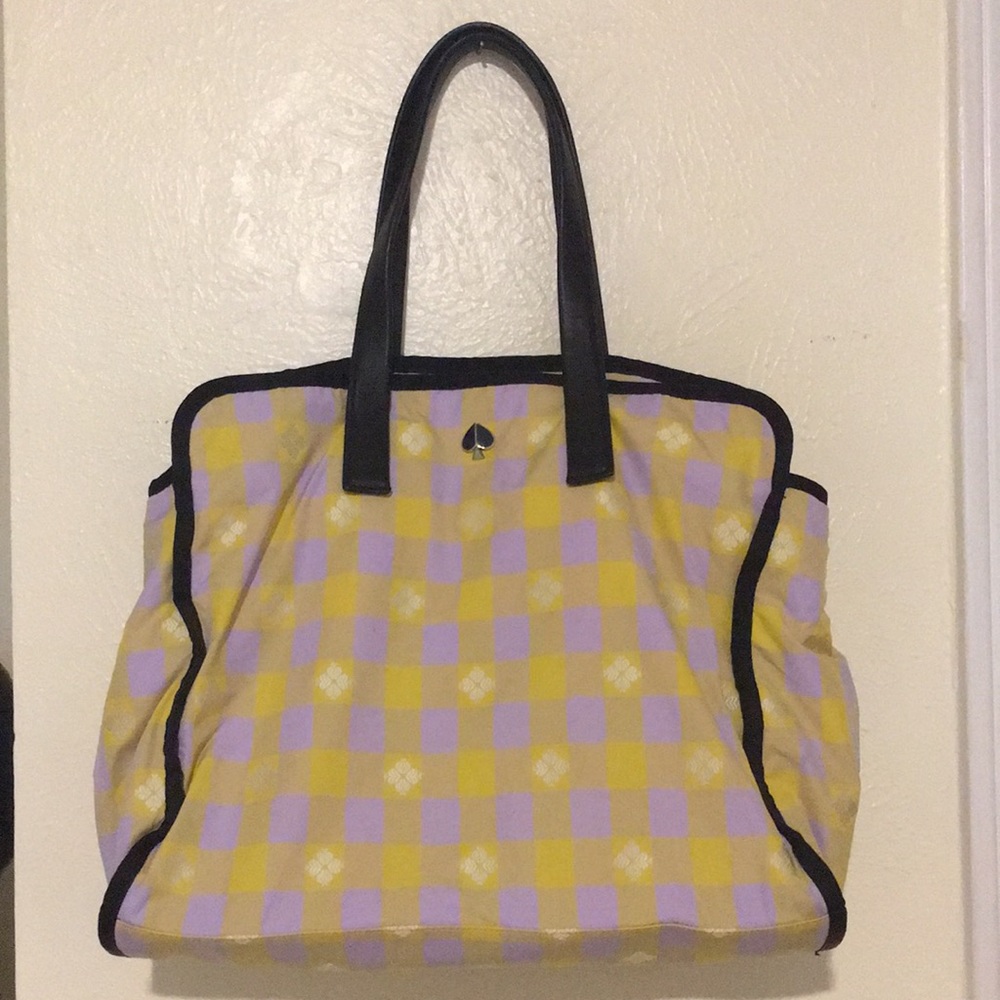 Kate spade checkerboard handbag